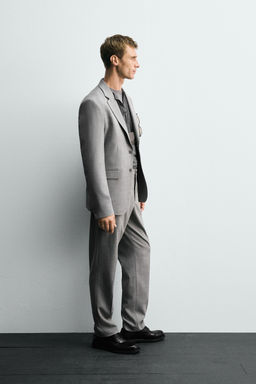 TEXTURED SUIT BLAZER - Zara фото 4