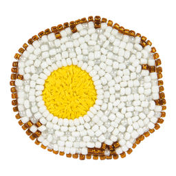 Klart набор для вышивания 10-014 Брошь. Яичница 5 х 4.5 см