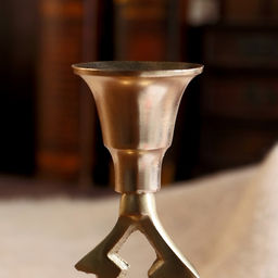 Цена за 2 шт. Подсвечник алюминий «Ёлка», на 1 свечу, 7×7×16 см