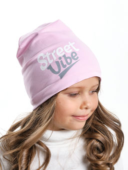Шапка для девочки UD 3014 розовый - Mini maxi фото 2