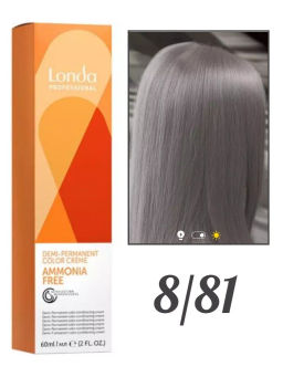 Интенсивное тонирование 8/81 светлый блонд перламутрово-пепельный Londa - Londa professional фото 3