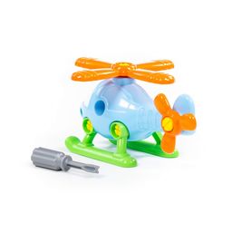 Конструктор-транспорт Вертолёт (16 элементов) (в пакете) - Полесье фото 7