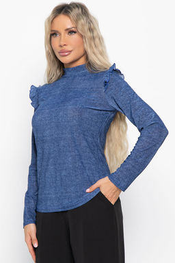 Блуза Синель (джинс) Б14994-50М - Lt collection фото 8