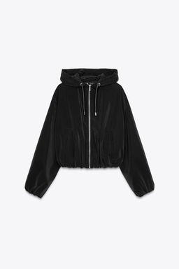 RUBBERISED HOODED JACKET - Zara фото 4