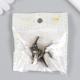 Цена за 2 шт. Уголок (ножка) для шкатулки металл «Рептилия», набор 4 шт., 1.5×2×1.5 см