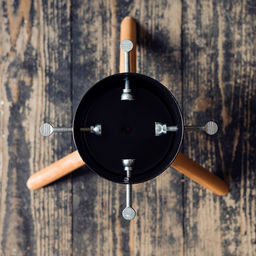 Подставка-чаша на ножках, для новогодней елки или новогодних композиций Финская, макс. высота дерева 1,5 м, размер ствола 3-9см, чаша для воды 1,4л, цвет черный, размер 33х28,8х23см, вес 1,5 кг, металл + дерево, в цветной коробке (Китай) - Домашняя мода фото 8