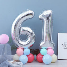 Воздушный шар фольгированный 40" «Цифра 1»