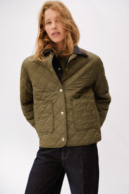 Chaqueta guateada con cuello de pana - H&m фото 8