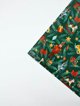 Набор упаковочной бумаги «Новый 2026 год лошади», 4 листа, 70 × 100 см