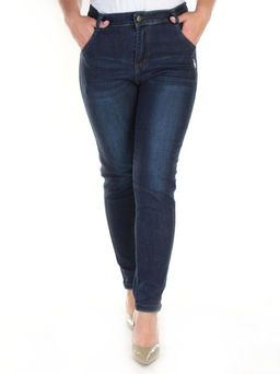 6625 DK. BLUE Джинсы зауженные женские ZAL