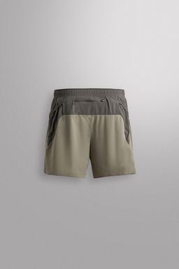 PANTAL?N CORTO TRAIL RUNNING COMBINADO / Gris - Zara фото 8