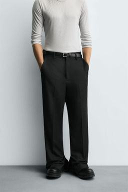 STRAIGHT-LEG TROUSERS WITH VENTS - Zara фото 2
