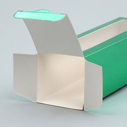 Цена за 5 шт. Коробка для макарун, кондитерская упаковка «Зелёная», 18 х 5.5 х 5.5 см