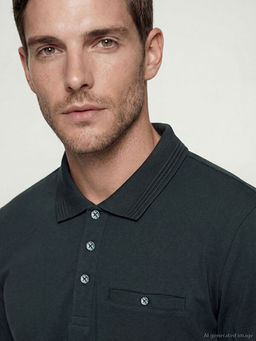 Polo Yaka Uzun Kollu Erkek Ti??rt