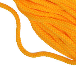 Шнур круглый полиэфир 09мм арт.1с-90, цв.желтый уп.100м