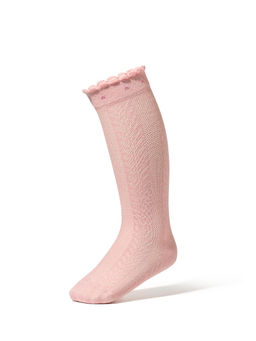 OMSAkids Gambaletto 32A01 ажур с рис на резинке - rosa