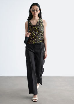 Pantalones sastre de lino - H&m фото 7
