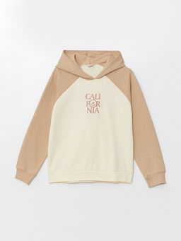 Kap??onlu K?z ?ocuk Sweatshirt