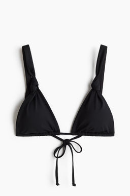Top de bikini triangular con relleno