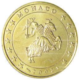 50 евроцентов 2002 года Монако