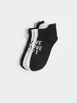 Bask?l? Kad?n Patik ?orap 5li