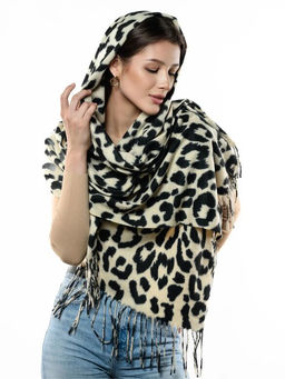 Яркий палантин с анималистичным принтом - Pretty mania фото 8
