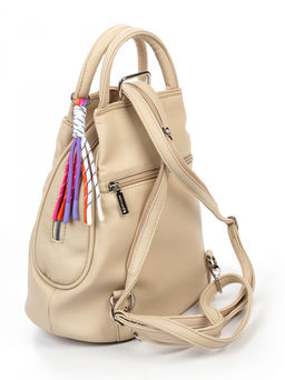 LACCOMA рюкзак Кэрри-бежевый эко кожа хлопок фото 4