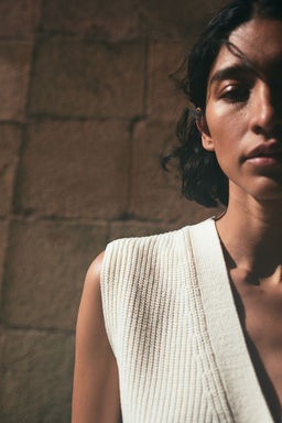 Sueter sin mangas en punto de canale - H&m фото 4