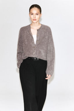 C?RDIGAN CASHMERE CEPILLADO CON CUELLO REDONDO - H&m фото 3