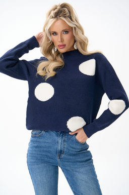 Свитер Зои (синий) - Эльза фото 3