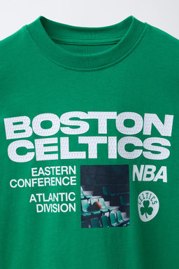 CAMISETA ESTAMPADA NBA - CELTICS / Verde - Zara фото 7