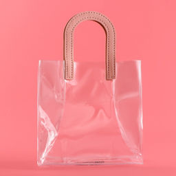 Пакет подарочный из ПВХ, розовый, 20?18?10 см - UPAK LAND фото 3