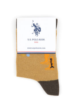 Erkek _ocuk Hardal Soket _orap - U.s. polo assn фото 4