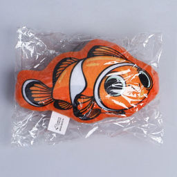 Игрушка для кошек с мятой Рыба-клоун, 13 х 8 см - Пушистое счастье фото 6