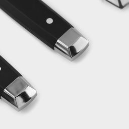 Столовые приборы Аппетит, 24 предмета, нержавеющая сталь, цвет ручек чёрный - Simaland фото 2