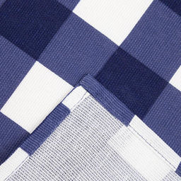 Фартук Доляна Best man, синий, в клетку, 70?60 см, хлопок 100%, рогожка 160 г/м?