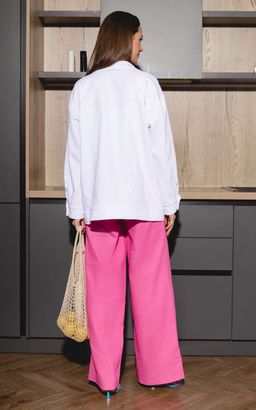 Костюм AURA 9142-176 белый + розовый  фото 3