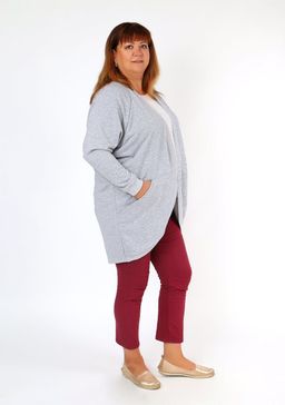 Кардиган Рика серый меланж - Марлен фото 2