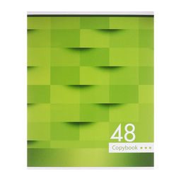 Тетрадь 48 листов в клетку Calligrata Мозаика, обложка мелованный картон, блок №2, белизна 75% (серые листы), МИКС фото 11