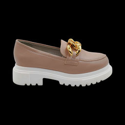 Лоферы AV896-3-2 бежевые