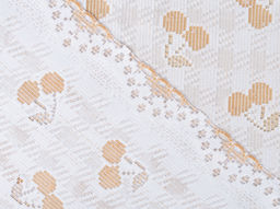 Скатерть декоративная Д236Аб 150 беж. с белым 1.50 м*1.30 м рис. Д236Аб