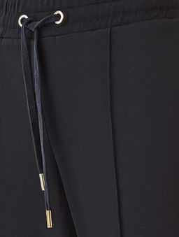 VILATTE / Прямые брюки из эластичного футера двухнитки  фото 2