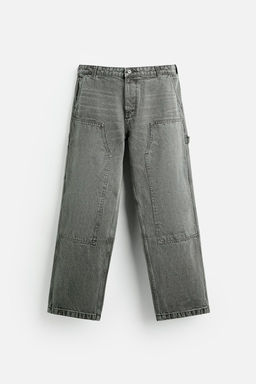 FADED CARPENTER POCKET TROUSERS - Zara фото 6