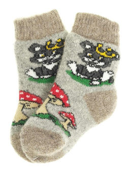 Носки детские "Котёнок с короной" 6415-7