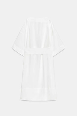 VESTIDO T?NICA CINTUR?N ZW COLLECTION / Blanco - Zara фото 15