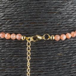 Бусы из Солнечного камня огранка - Радуга самоцветов фото 3