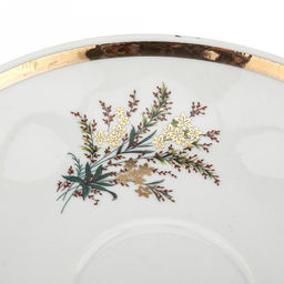 Чашка чайная фарфоровая Нина 220мл, д9,5см, h5см, форма Тюльпан, с блюдцем д15см, тонкостенный фарфор (Россия) - Домашняя мода фото 9