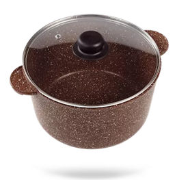 Кастрюля 3 литра, коричневая - Ярославна фото 5