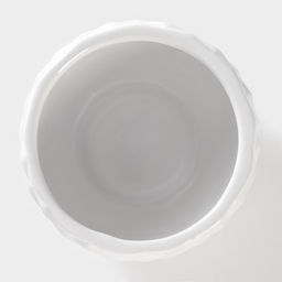 Банка для сыпучих с ложкой Доляна Ананас, 300 мл, 10?14.5 см, доломит, белая