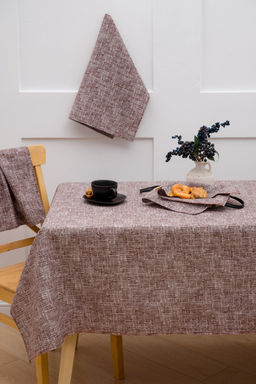 Скатерть двухсторонняя Фактура на льне